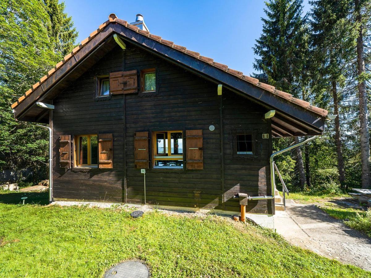 Chalet Chalet De La Vue Des Alpes By Interhome Екстериор снимка